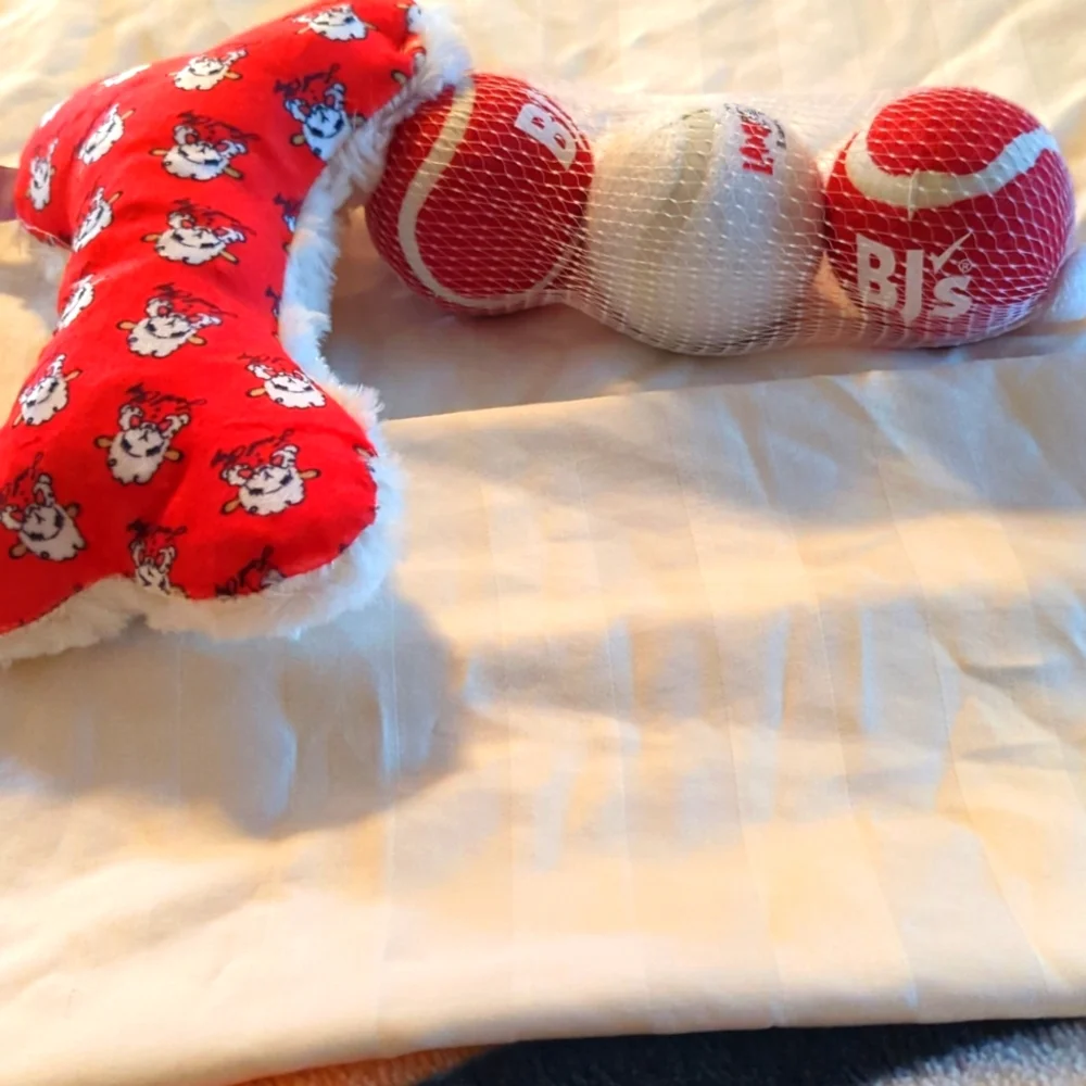 Lamb Chop 3Tennis Balls ,& ClothBone Sale